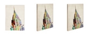 Trademark Global Michael Tompsett 'Chrysler Building' Canvas Art - 24" x 18"